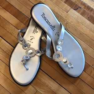 Toscanella Sandals size 7 1/2. Made in Italy.